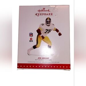 Hallmark Keepsake NFL Joe Greene Steelers Ornament with Yellow and Black